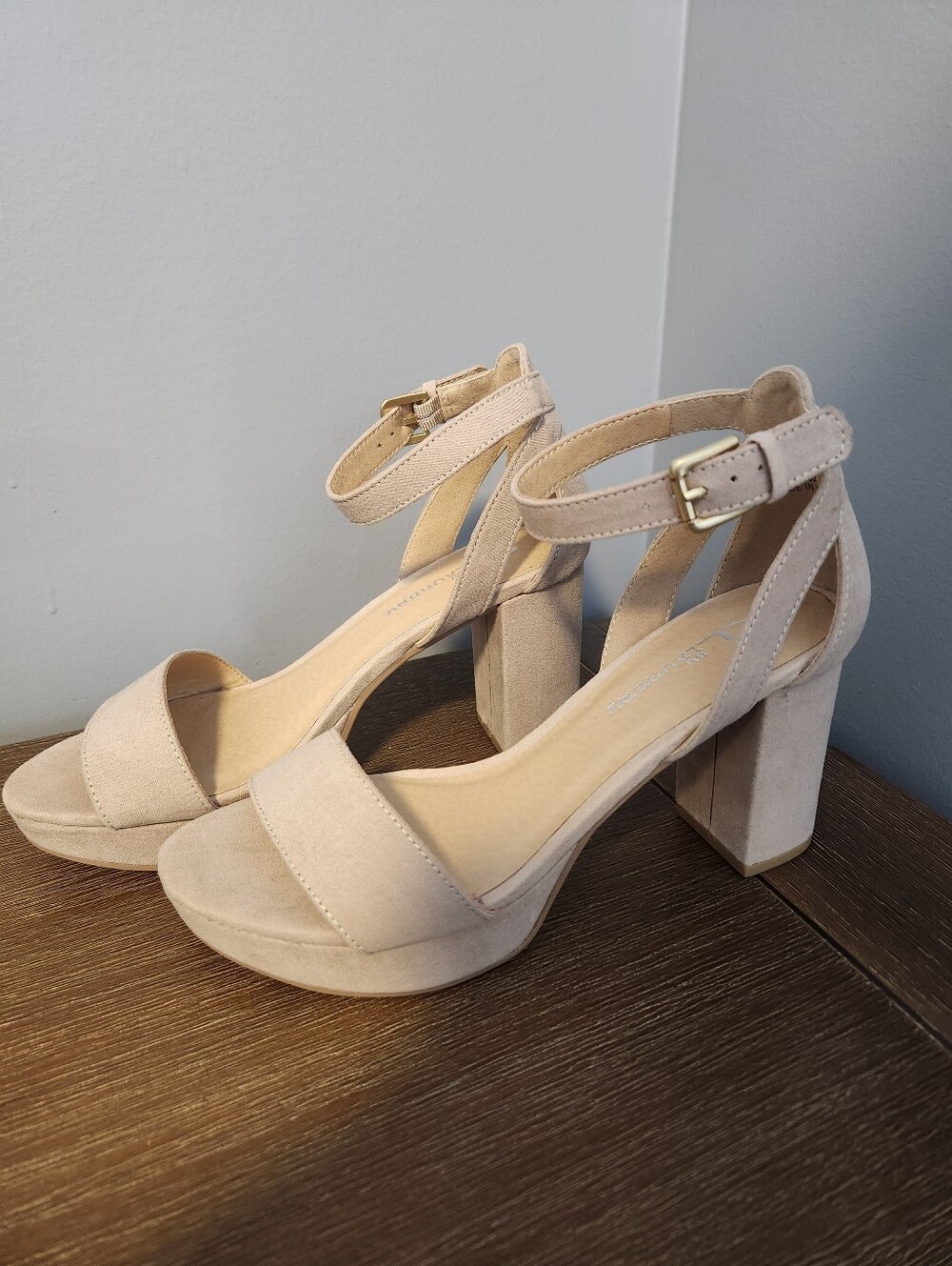 CL By Laundry Nude Block Heel